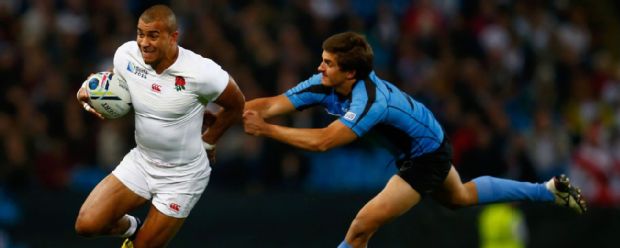 Jonathan Joseph during England's World Cup clash with Uruguay