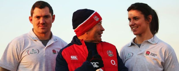 Alex Goode and Eddie Jones