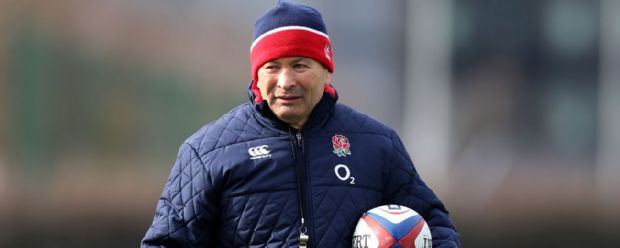 Eddie Jones, the England head coach, looks on during the England training session