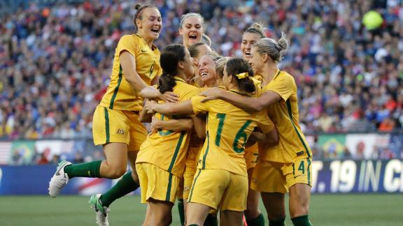 Australia earns historic win over U.S. women�s national