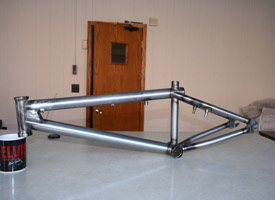 standard bmx frame