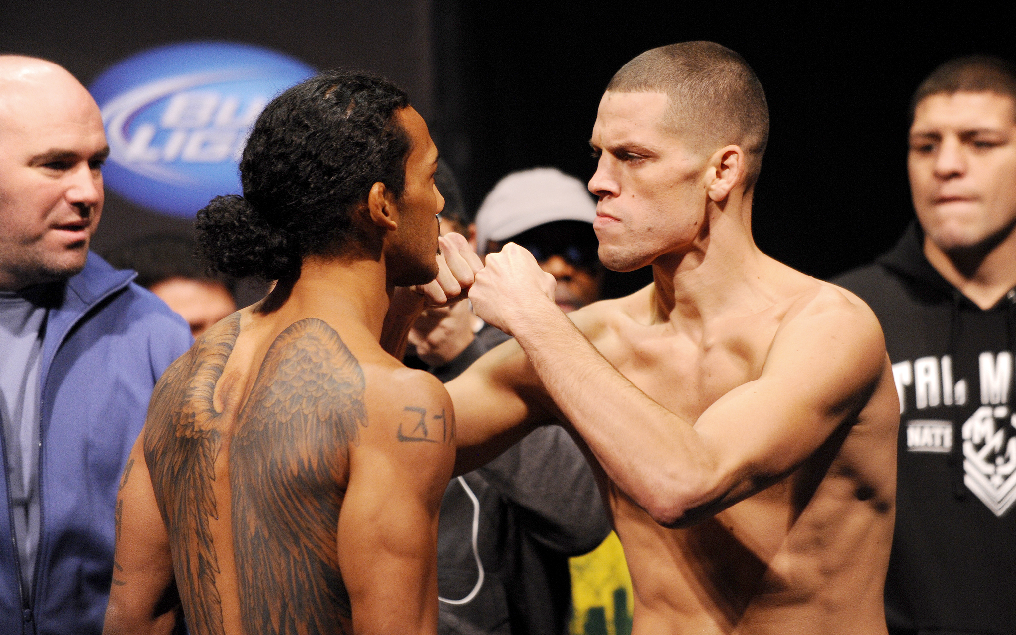 Benson Henderson Vs Nate Diaz Full Fight Video Benson Henderson and Nate Diaz, Weigh-in - UFC on Fox 5 - ESPN