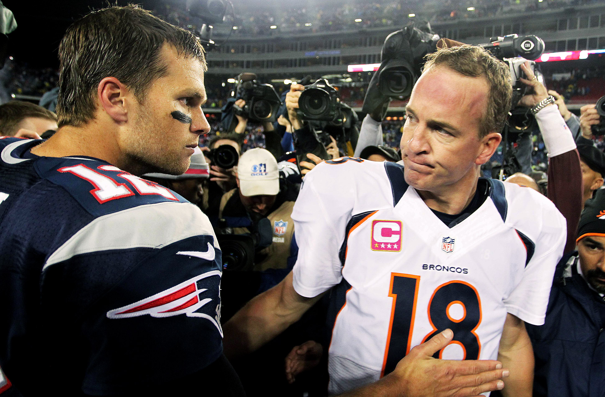 Tom Brady and Peyton Manning