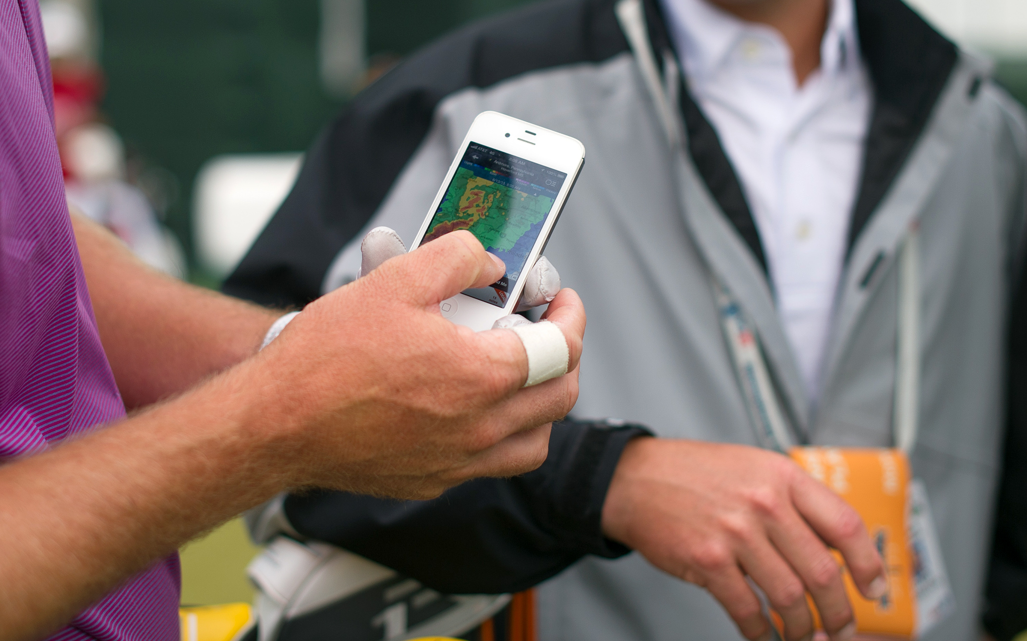 First Round at Merion Golf Club in Ardmore, Pa.