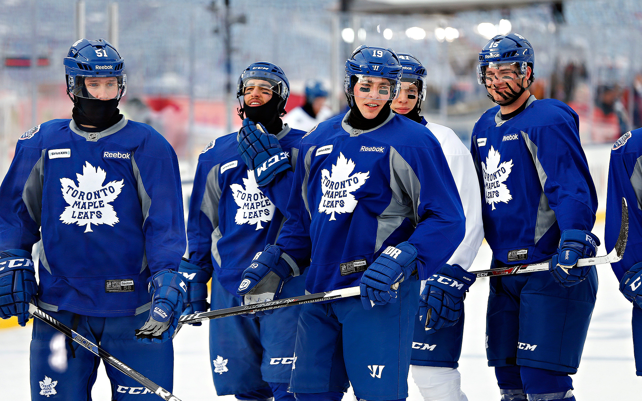 Maple Leafs Practice 2014 Winter Classic ESPN