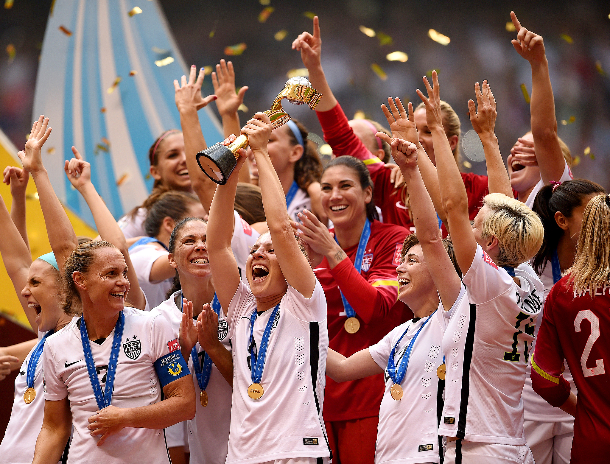 Let it rain (confetti) Women's World Cup Final USWNT vs. Japan espnW