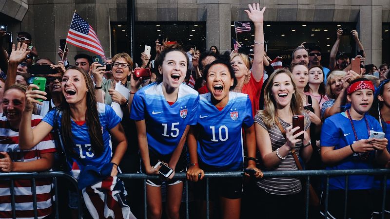 Photos Stunning Visuals From The Uswnt S Nyc Parade 13464 Hot Sex Picture 