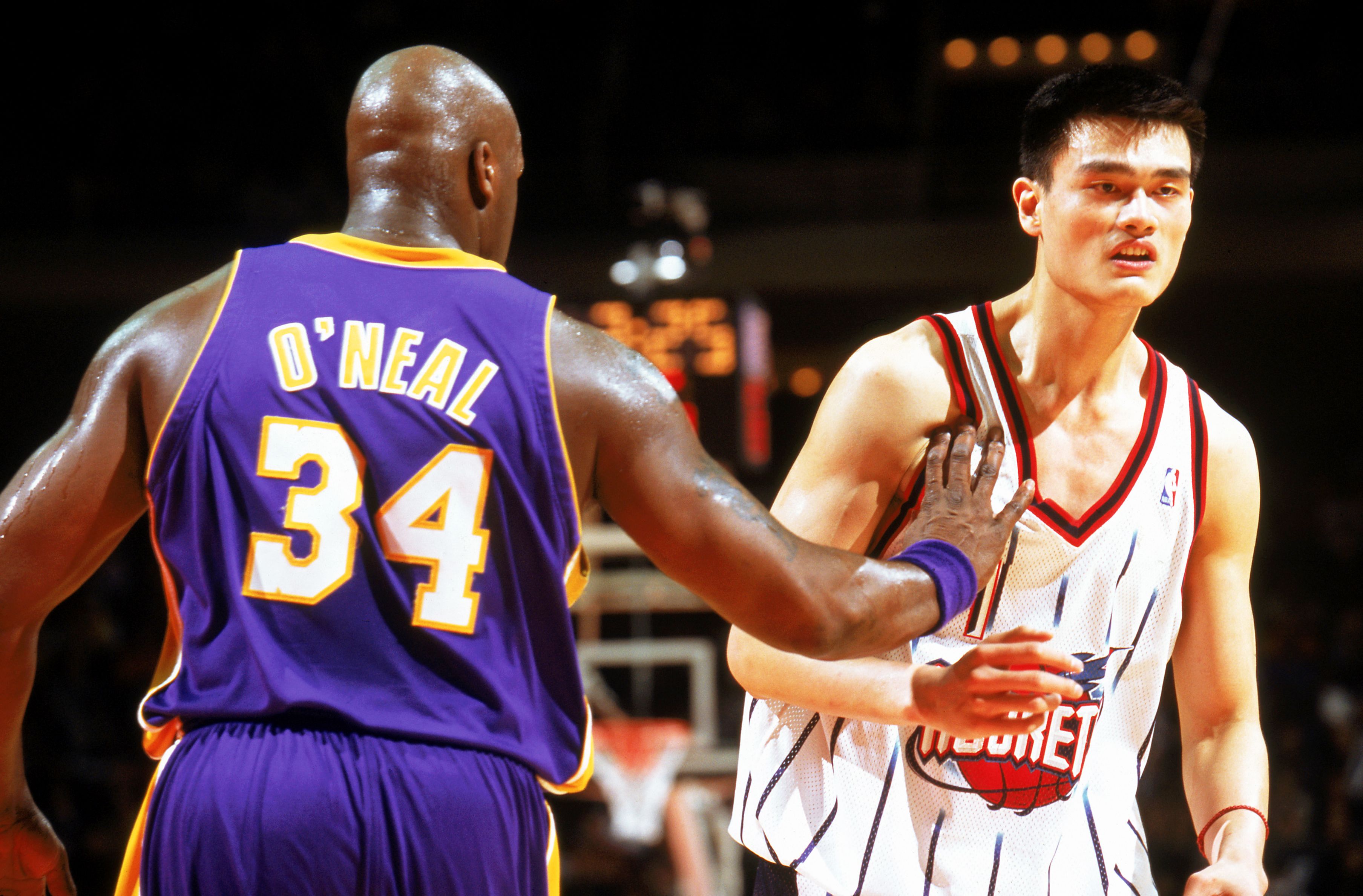 Yao Ming, Shaquille O'Neal  Yao Ming A hall of fame photo gallery  ESPN