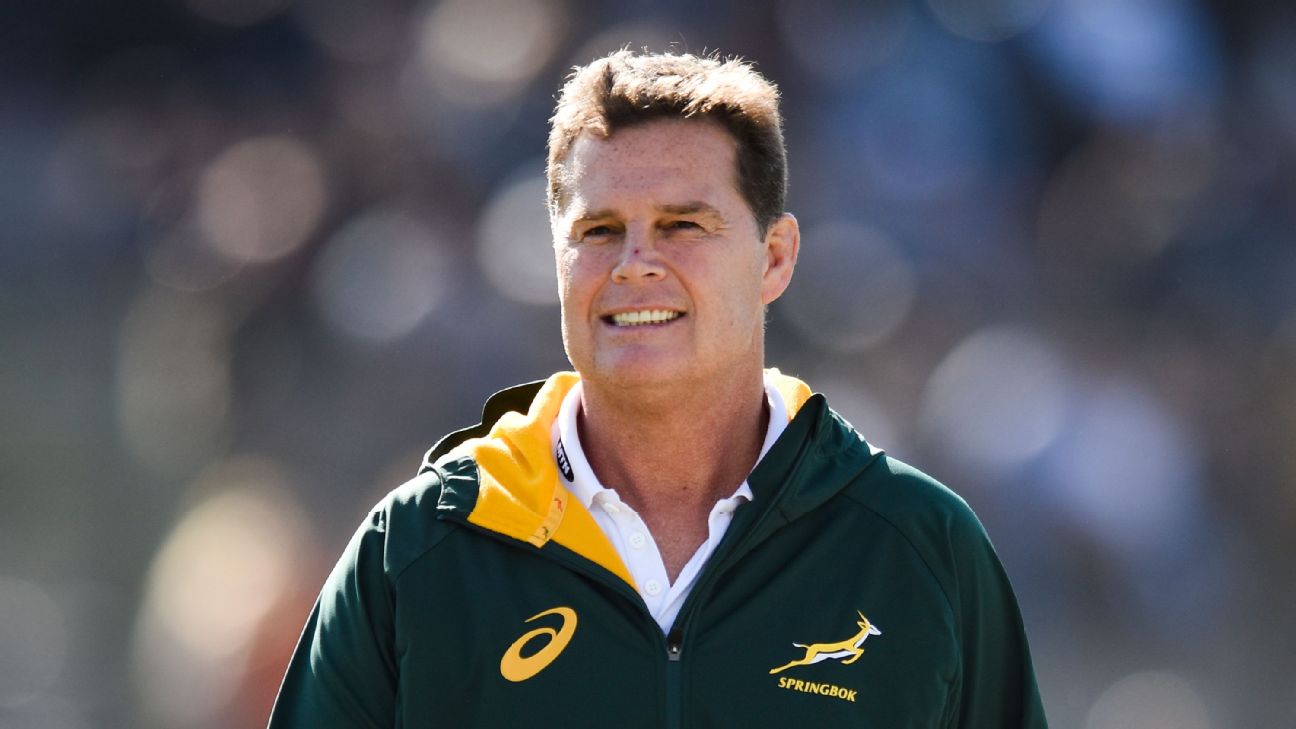 South Africa coach Rassie Erasmus will mentor the side for the final time on Saturday.