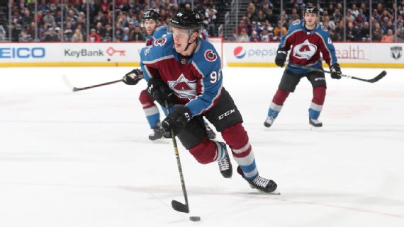 Bowen Byram, Mikko Rantanen help Avs blitz Blues - The Rink Live   Comprehensive coverage of youth, junior, high school and college hockey