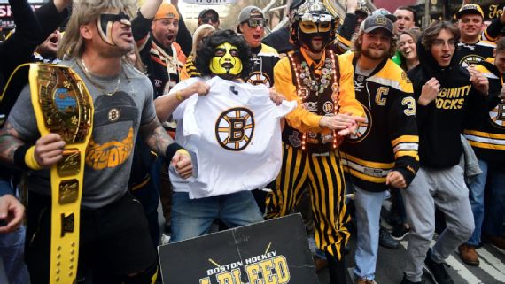 Witness Boston Bruins Stanley Cup Final fan costume party