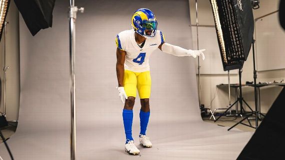 The Los Angeles Rams reveal their new uniforms and yikes