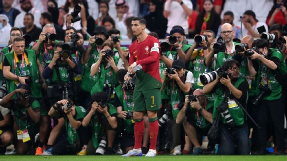 Watch Cristiano Ronaldo free-kick almost knock out cameraman