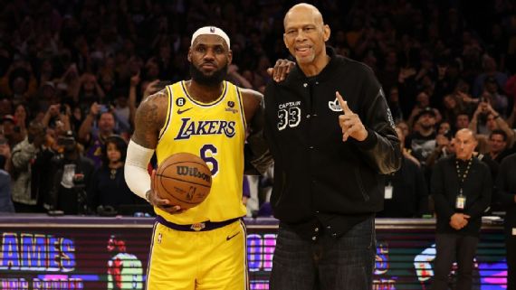 Lebron James Tribute Special Jersey La Lakers Kareem Abdul-Jabbar NBA  Basketball