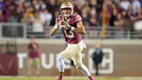 Everything happens for a reason': Florida State's Jordan Travis aiming to  be much more than a flash in the pan - The Athletic