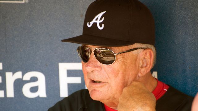 TIL Bobby Cox wore cleats and a cup for every game that he managed