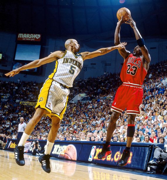 Dennis Rodman and Alonzo Mourning by Nathaniel S. Butler