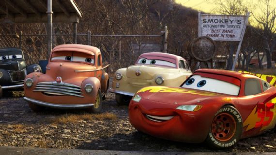 Cars movie scene