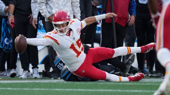 NFL: Mahomes dá show, mas Chiefs 'dormem' e só batem os Panthers a 2s do fim; Lions atropelam Colts