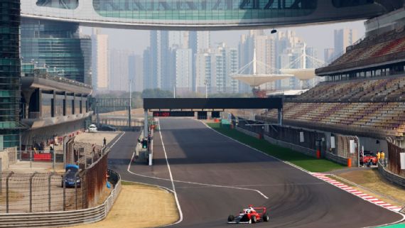 Aiva Anagnostiadis in pista a Shanghai