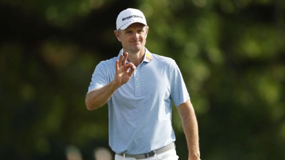 Justin Rose at the Masters