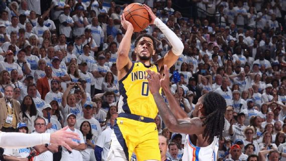NBA Finals: Pacers beat Thunder on Tyrese Haliburton's last-second shot