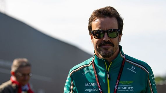 Fernando alonso at a race event