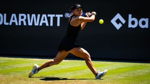 Jessica Pegula e Iga Swiatek na final de Bad Homburg