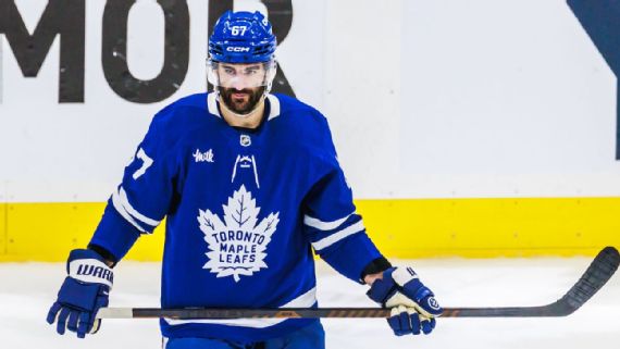 Max Pacioretty playing hockey for the Toronto Maple Leafs
