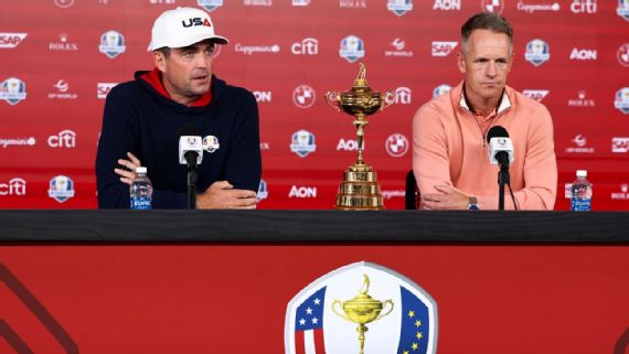 Ryder Cup Captains Keegan Bradley and Luke Donald