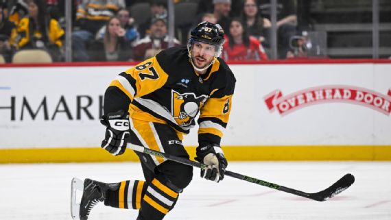 Sidney Crosby on the ice