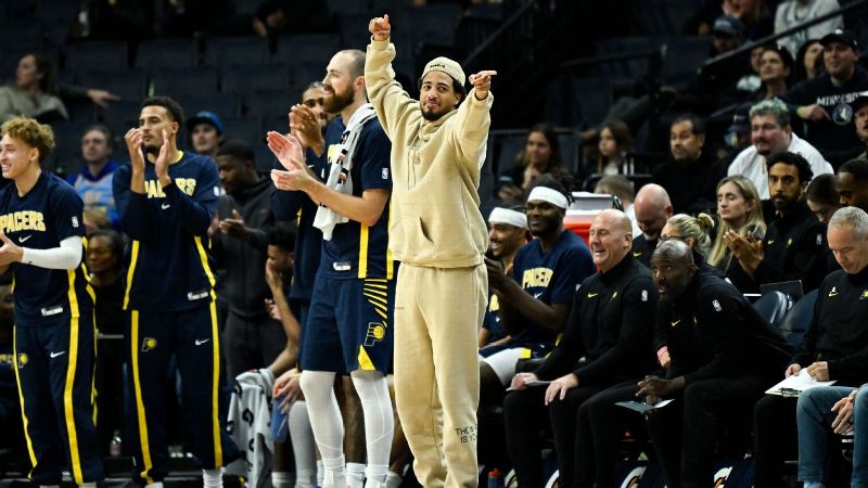 Tyrese Haliburton en el entrenamiento de los Pacers