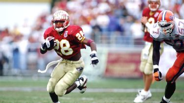 Running back Warrick Dunn of the Tampa Bay Buccaneers in action News  Photo - Getty Images