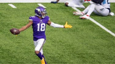 NFL on ESPN - Minnesota Vikings WR Justin Jefferson leads Mike Clay's 2023  NFL WR rankings 