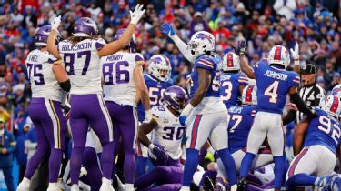 Vikings Get Critical Allen Turnovers, Stun Bills 33-30 In OT