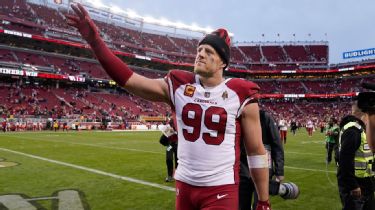 WATCH: JJ Watt gets emotional during Cardinals tribute video featuring  family, multiple NFL greats