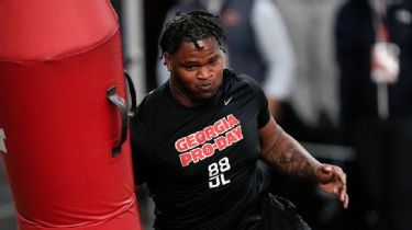 Georgia DT Jalen Carter 9 lbs heavier, struggles at pro day - ESPN