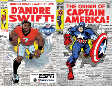 ESPN, Marvel team up to make comic book covers of NFL Draft prospects