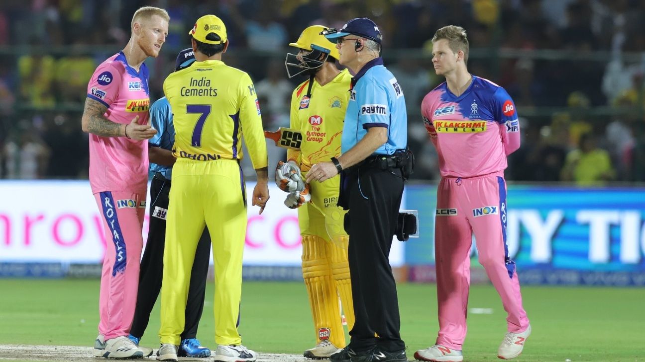 Chennai Super Kings Vs Rajasthan Royals Ipl 2020 Rolling Report 