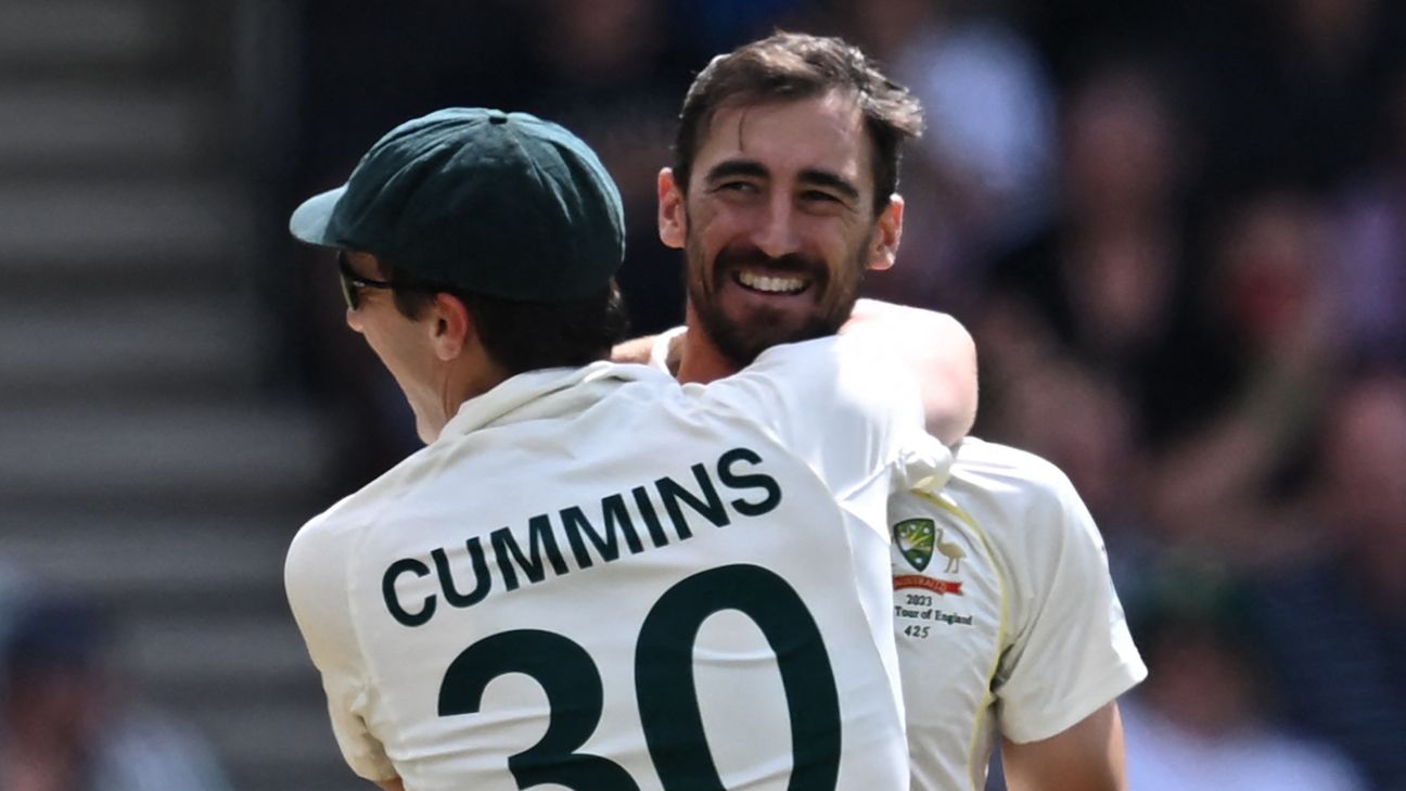 Pat Cummins, Mitchell Starc bust a gut for the cause but Australia's