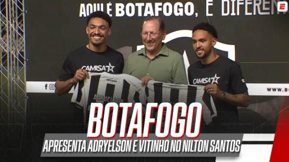 Reforços na casa! Botafogo apresenta Adryelson e Vitinho no Nilton ...
