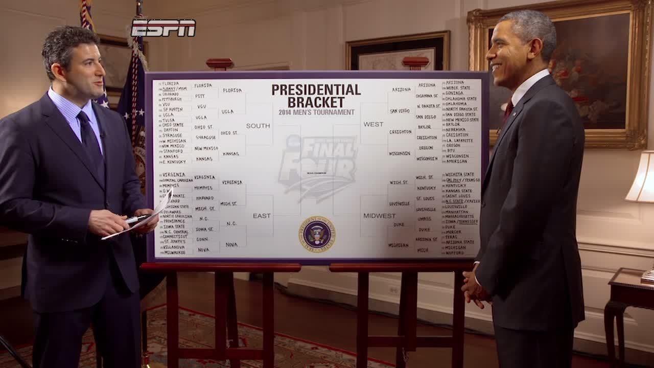 President Obama's 2012 NCAA Tournament Bracket