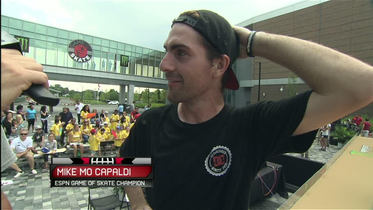 Tim O' Connor interviews Game of Skate winner Mike Mo - ESPN Video