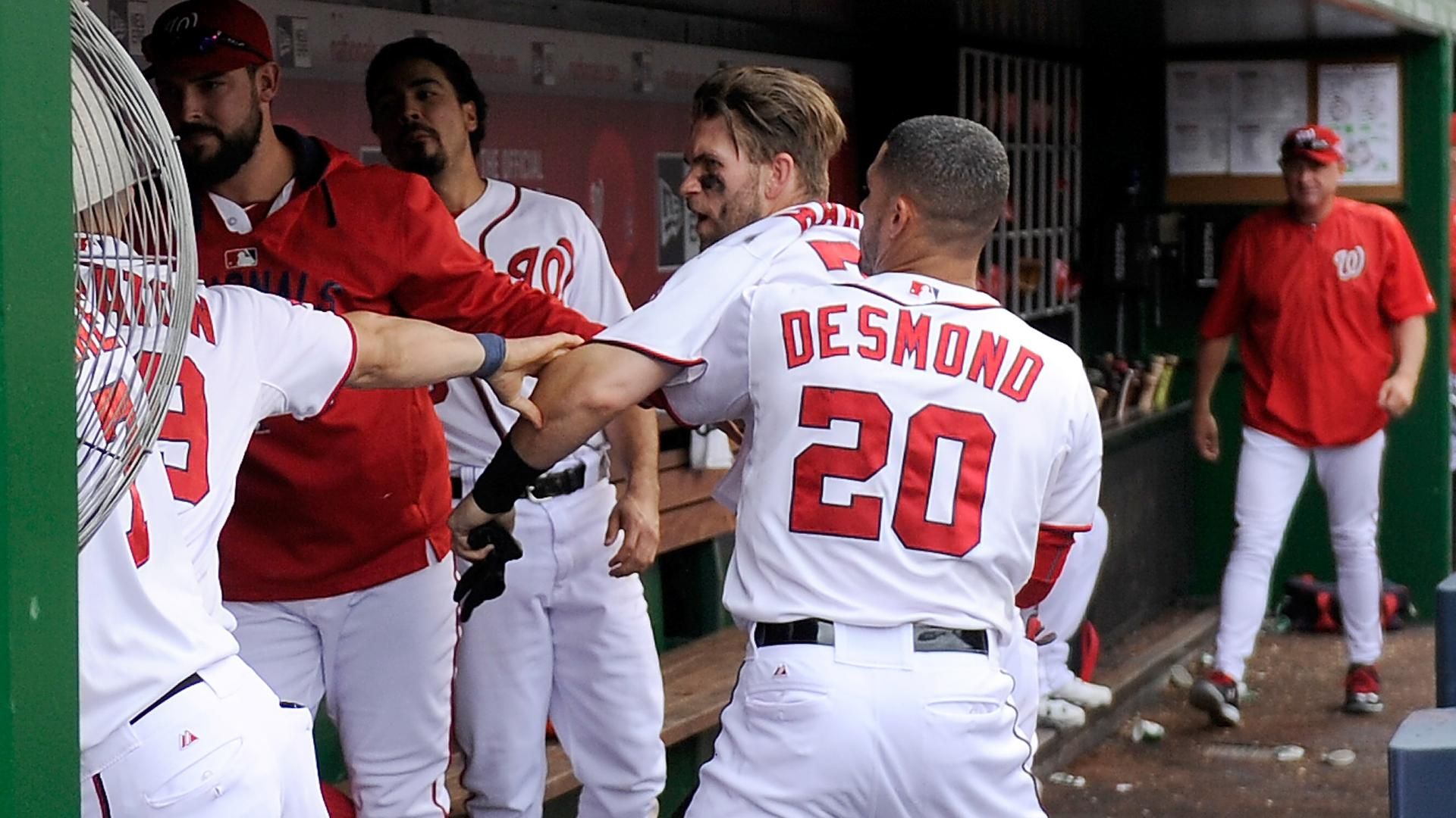Nationals pitcher Jonathan Papelbon suspended for remainder of season for  starting fight with Bryce Harper
