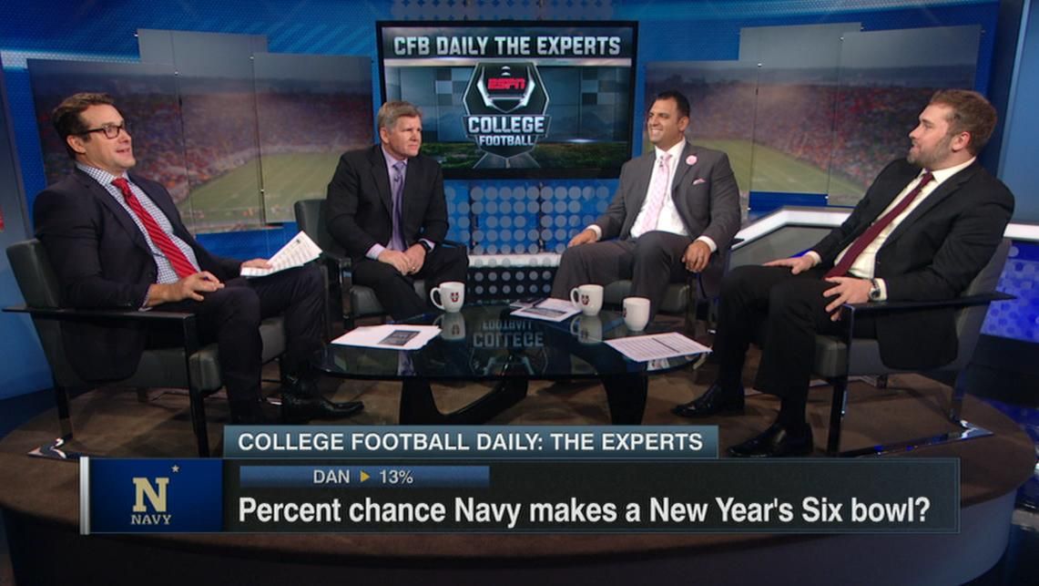 Navy&#039;s road schedule will hurt New Year&#039;s bowl chances - ESPN Video