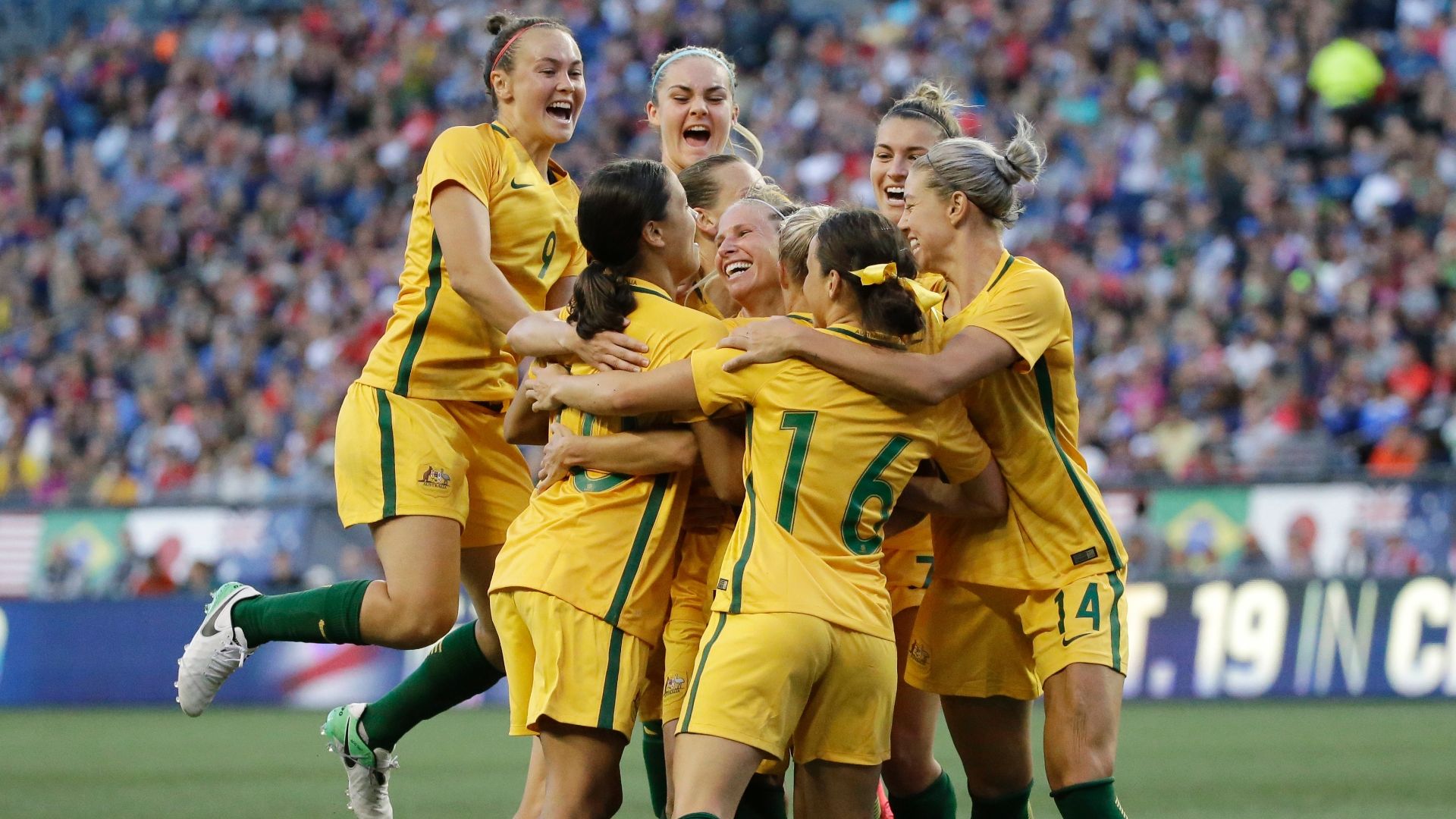 Australia vs usa cup world soccer women reaction score twitter getty