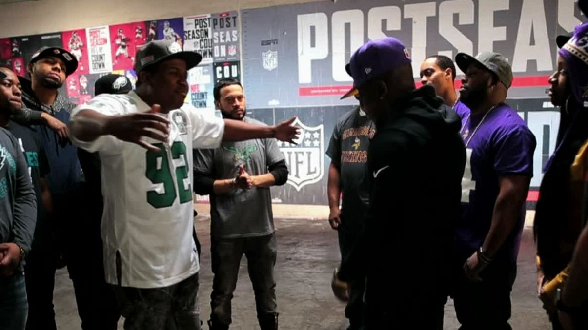 NFC Championship rap battle - ESPN Video