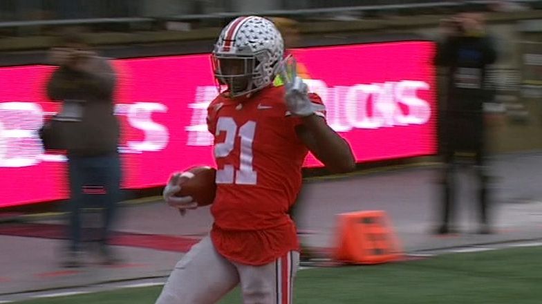 Campbell's 78-yard TD run is OSU's longest ever vs. Michigan - ESPN Video