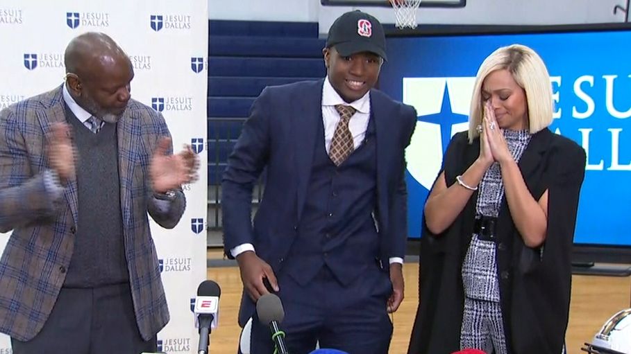 Emmitt Smith's son E.J. commits to Stanford - ESPN Video