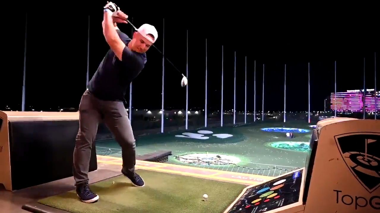 Mike Trout can hit a golf ball really, really far ESPN Video